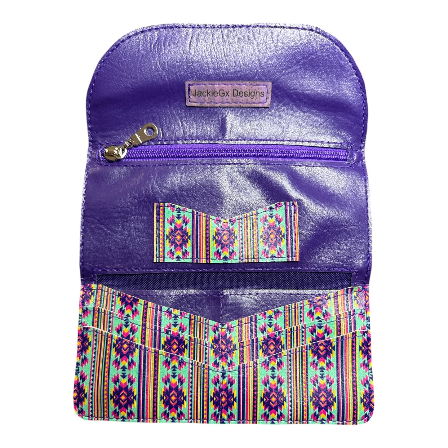 Purple/Teal Wallet