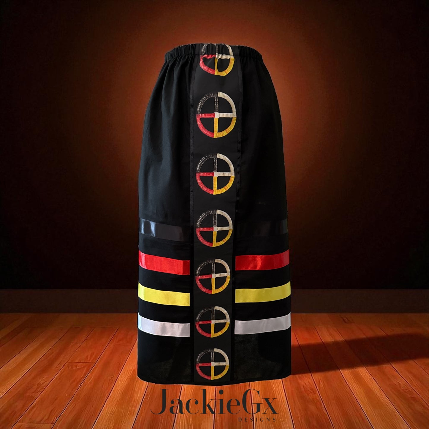 Medicine wheel ribbon skirt-medium