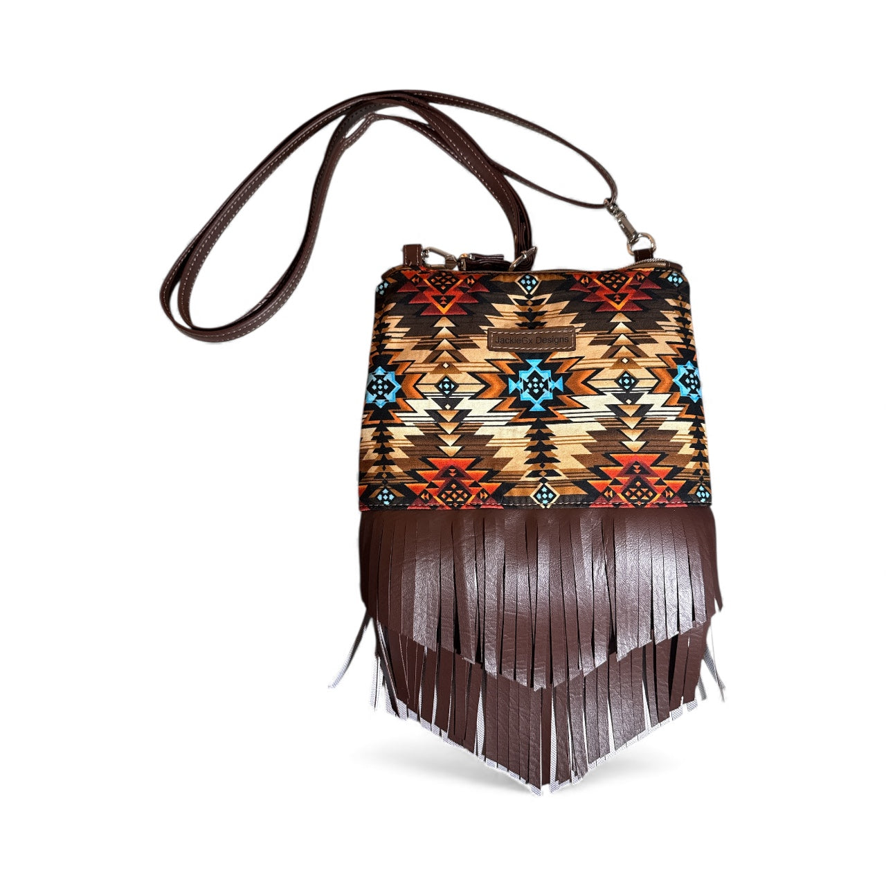 Fringed crossbody bag
